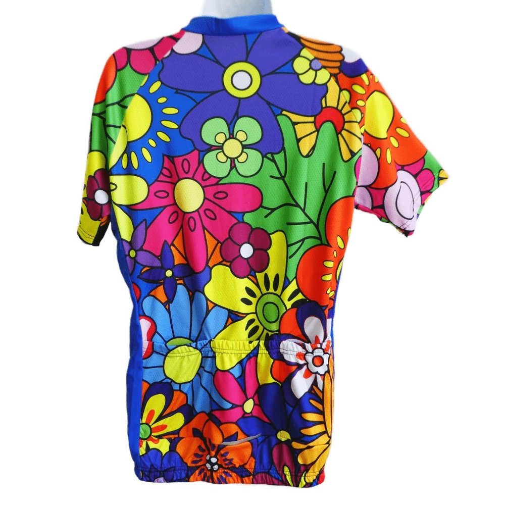 21Grams Womens Cycling Jersey Short Sleeve Bike Top 3 Rear Pockets Breathable 3X - Picture 3 of 8
